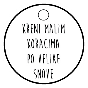 Kreni malim koracima po velike snove