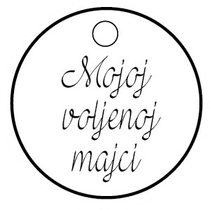 Mojoj voljenoj majci