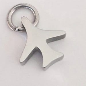 Srebrni avion koji visi