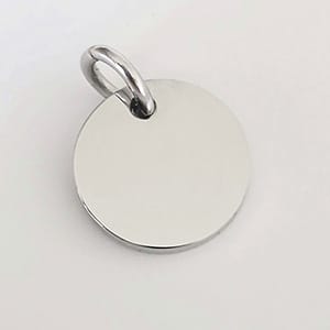 Okrugli medaljon, 11 mm (Srebrni)
