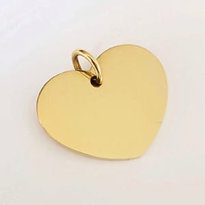 Srce, 20 mm (Zlatno)